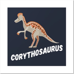 Fun Corythosaurus Dinosaur Design Posters and Art